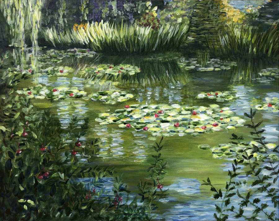 Art Challenge - Diana Latimer "Lake at Giverny"