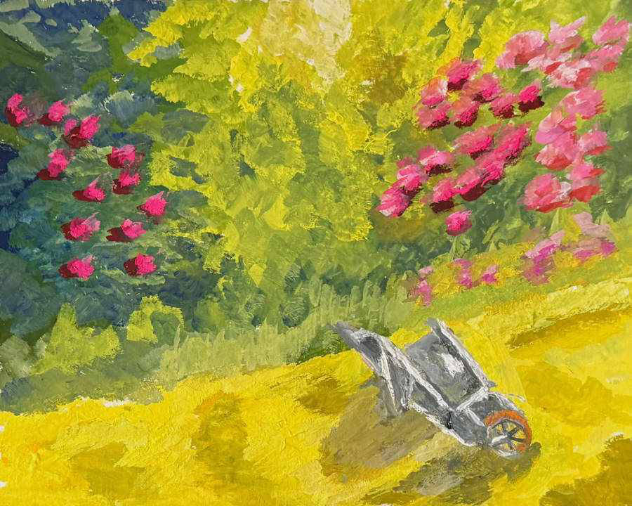 Art Challenge - Susan Hogg "Monet's Garden"