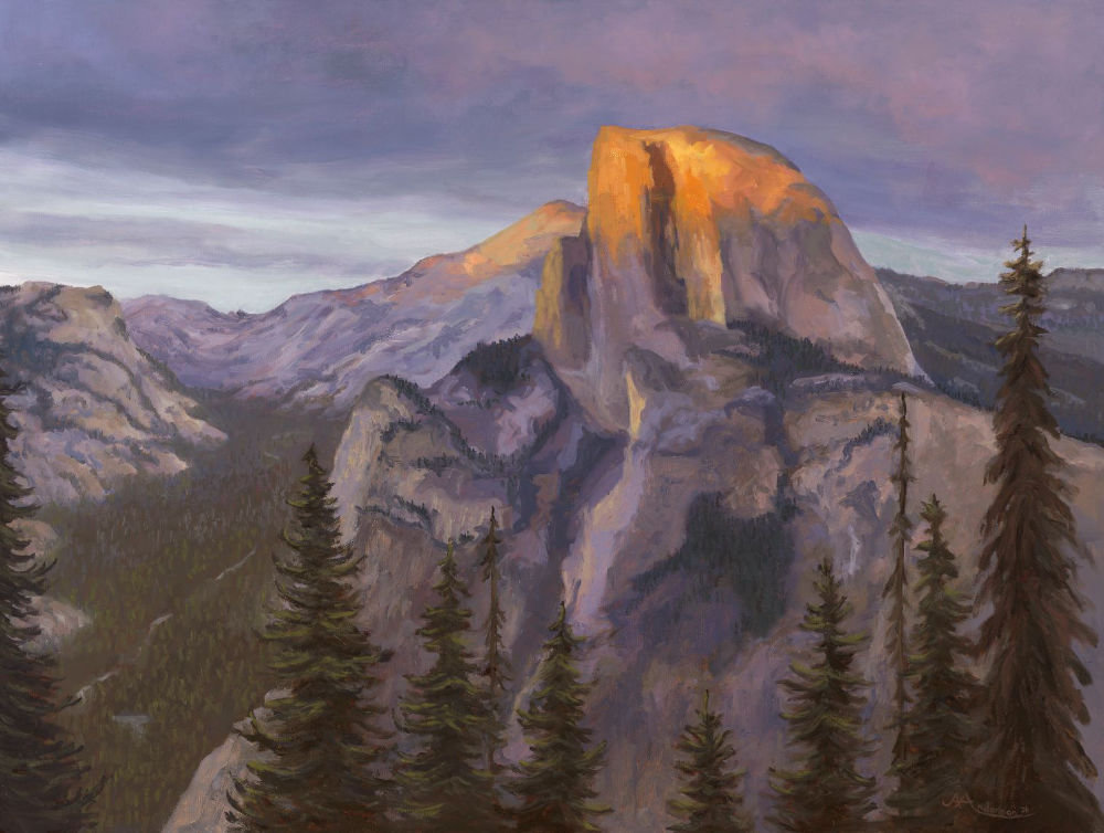 Last Light Oil by Anderson Ashleigh - October Artist Demonstration