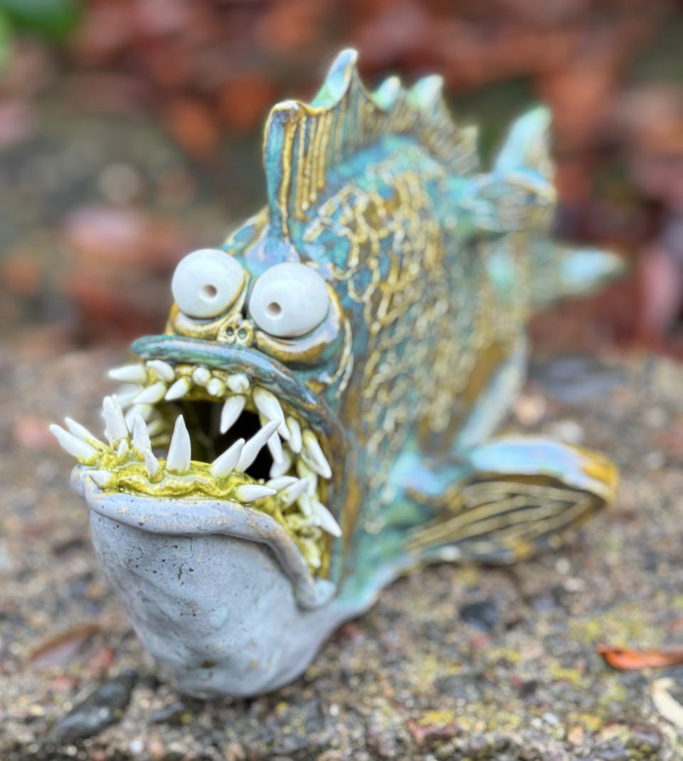 Crystyl Hollister - "Slab Built Vicious Fishes" Ceramics Demo Thursday, September 17, 2026, at 6 p.m. Crystyl Hollister - "Slab Built Vicious Fishes" Ceramics Demo Thursday, September 17, 2026, at 6 p.m.